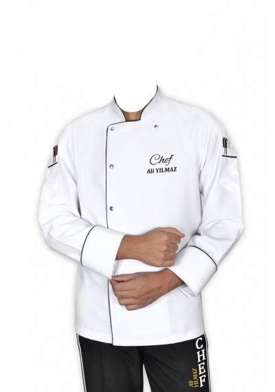 Classic Chef Aşçı Ceketi Beyaz